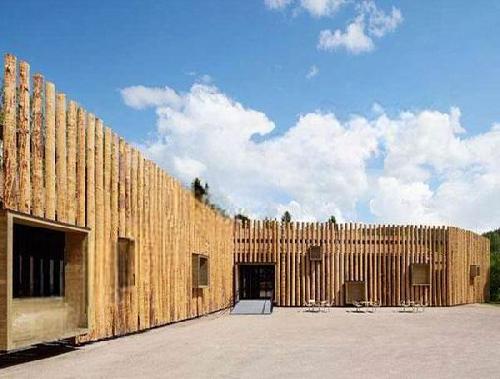 仿古建筑木材市场