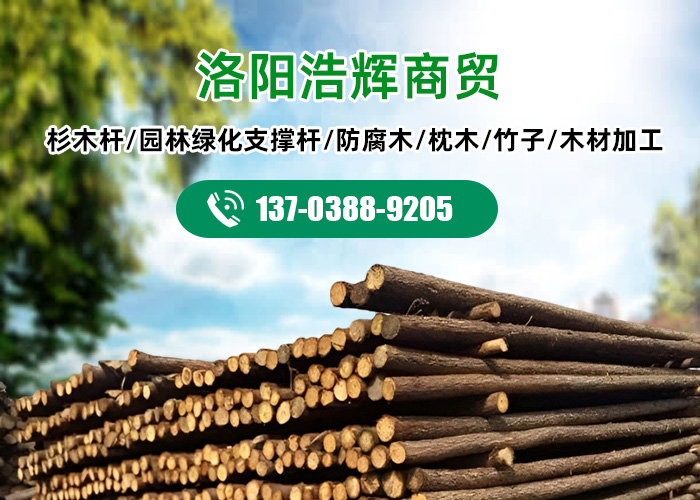 杉木杆在园林建设中的优势